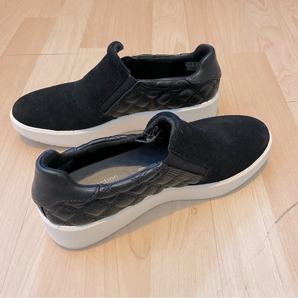 Clarks Black Slip On Shoe